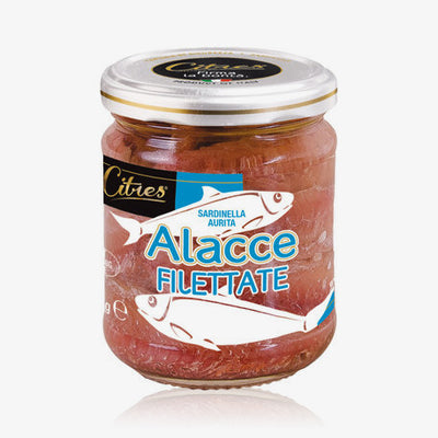 Alacce Filettatte - Filets d'anchois Sardinella Aurita