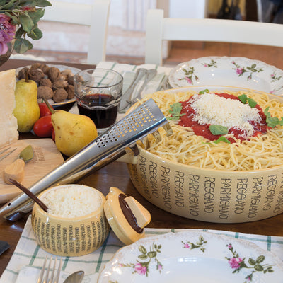 Louche à spaghetti avec râpe 'Parmigiano Reggiano'