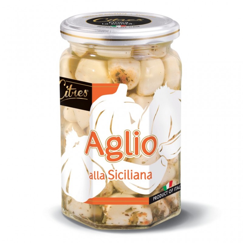 Spicchi d'aglio alla Siciliana - Gousses d'ail siciliennes