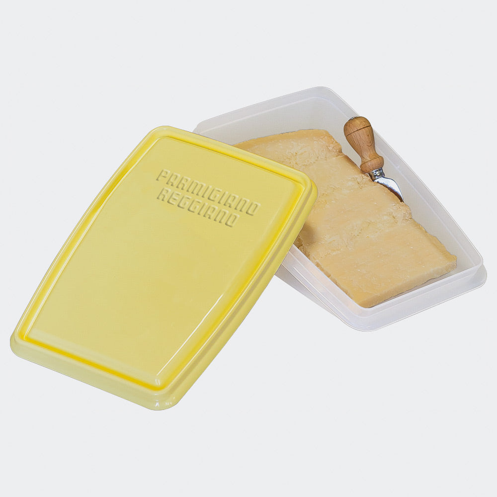 Parmigiano Reggiano Boîtes de conservation alimentaire avec couvercles – Récipients en plastique réutilisables – Sans BPA, passent au lave-vaisselle, au congélateur – Hermétique