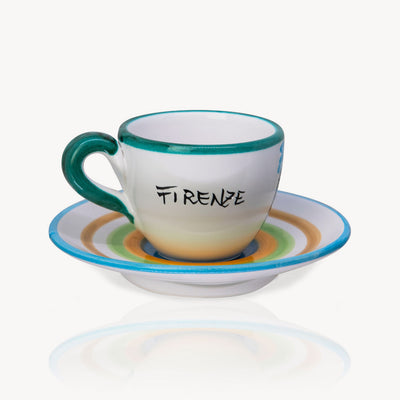 "Firenze" - Tasse à café peinte à la main