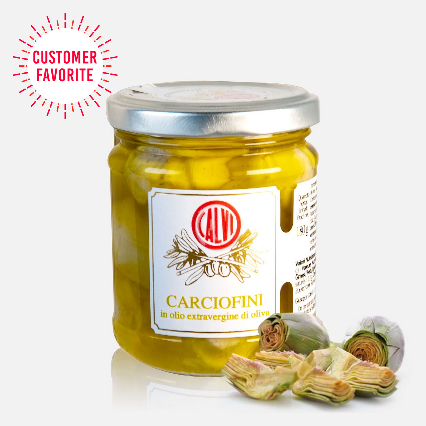 Petits artichauts à l'huile d'olive extra vierge - Frantoio Calvi Liguria