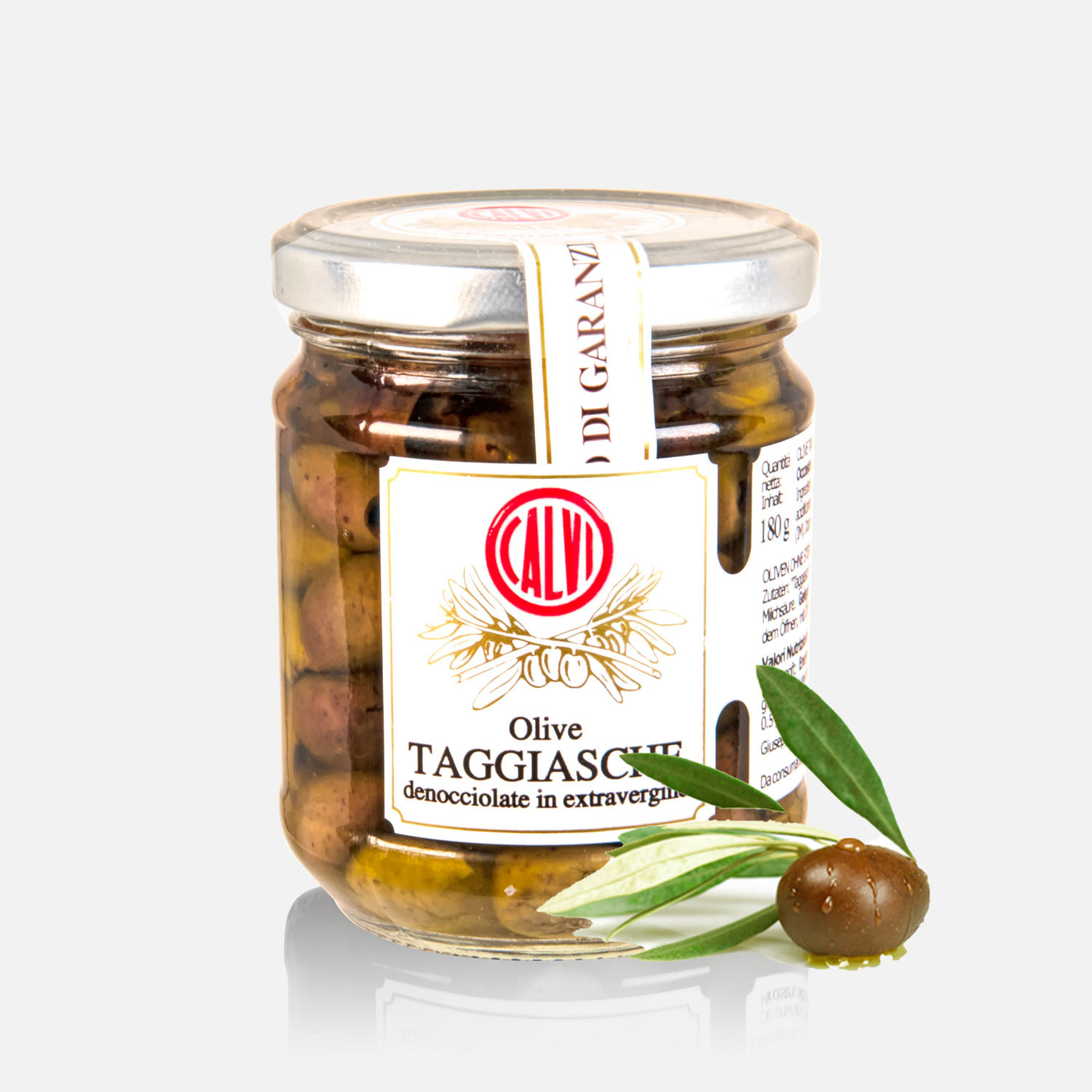 Taggiasca olives without stone in EVO oil - Frantoio Calvi Liguria