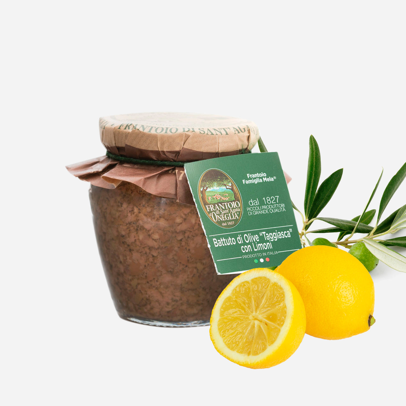 Stoned Taggiasca Olives with Lemon Sant'Agata