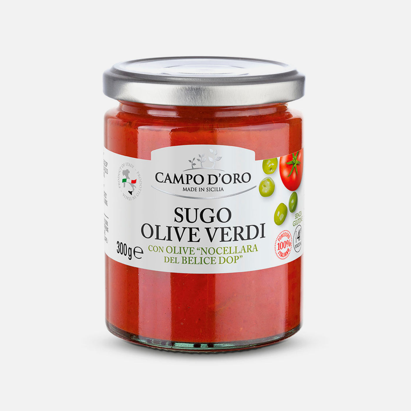 Sugo 'Sfizio Siciliano' aux olives Nocellara del Belice DOP